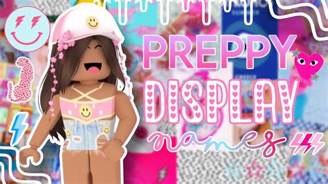 preppy display names for roblox|cute preppy display names roblox.